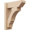 Ekena Millwork 6-in W x 16-in D x 20-in H Balboa Slat Rough Cedar Woodgrain TimberThane Outlooker, Primed Tan OUTUR060X16X20BOA24RCPR - alternate 1